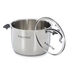   Instant Pot rozsdamentes acél belső edény, fogóval + üvegfedő (5,7 l-es)