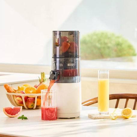 Hurom E30ST lassú prés, slow juicer (fehér) + ajándék Juice Biblia