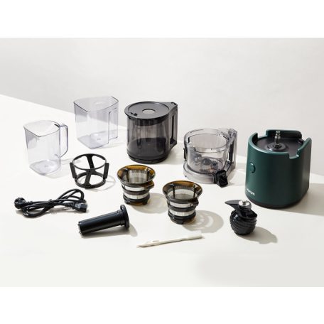 Hurom H320N lassú prés slow juicer /matt fekete/ ajándék Juice Bibliával