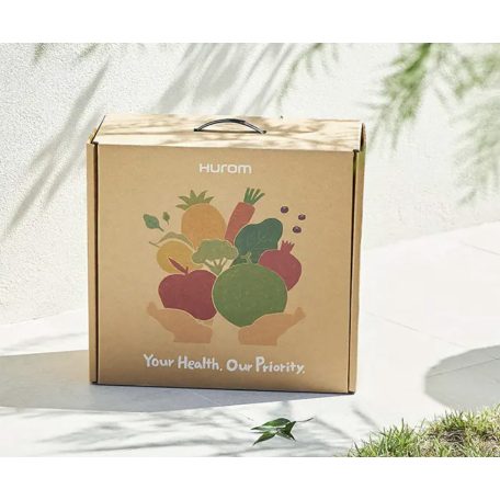 Hurom H330P lassú prés slow juicer /szürke/ + Juice Biblia