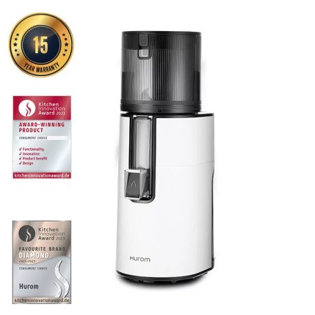 Hurom H400 lassú prés slow juicer /fehér/ + Juice Biblia