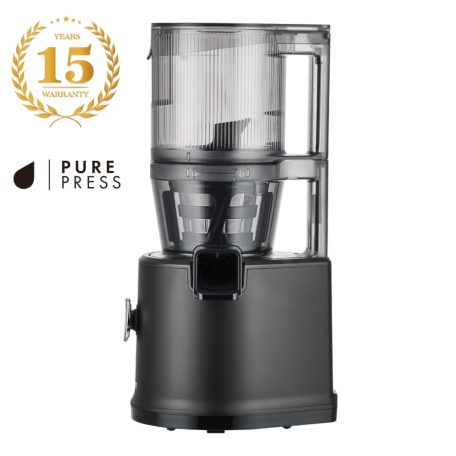 Hurom H80ST Premium Slow Juicer /matt fekete/ + Juice Biblia