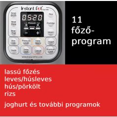   Instant Pot Duo 3 multifunkciós  főzőedény, gyorsfőző,  elektromos kukta