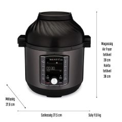  Instant Pot Pro Crisp 8 multifunkciós  főzőedény,  gyorsfőző, elektromos kukta Air fryer tetővel
